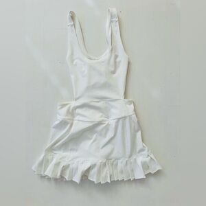 FP Movement back it up skortsie dress with fun straps in back